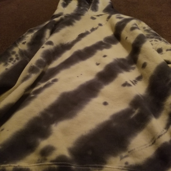 OBEY tie dyed green hoodie oversized medium - Picture 4 of 6